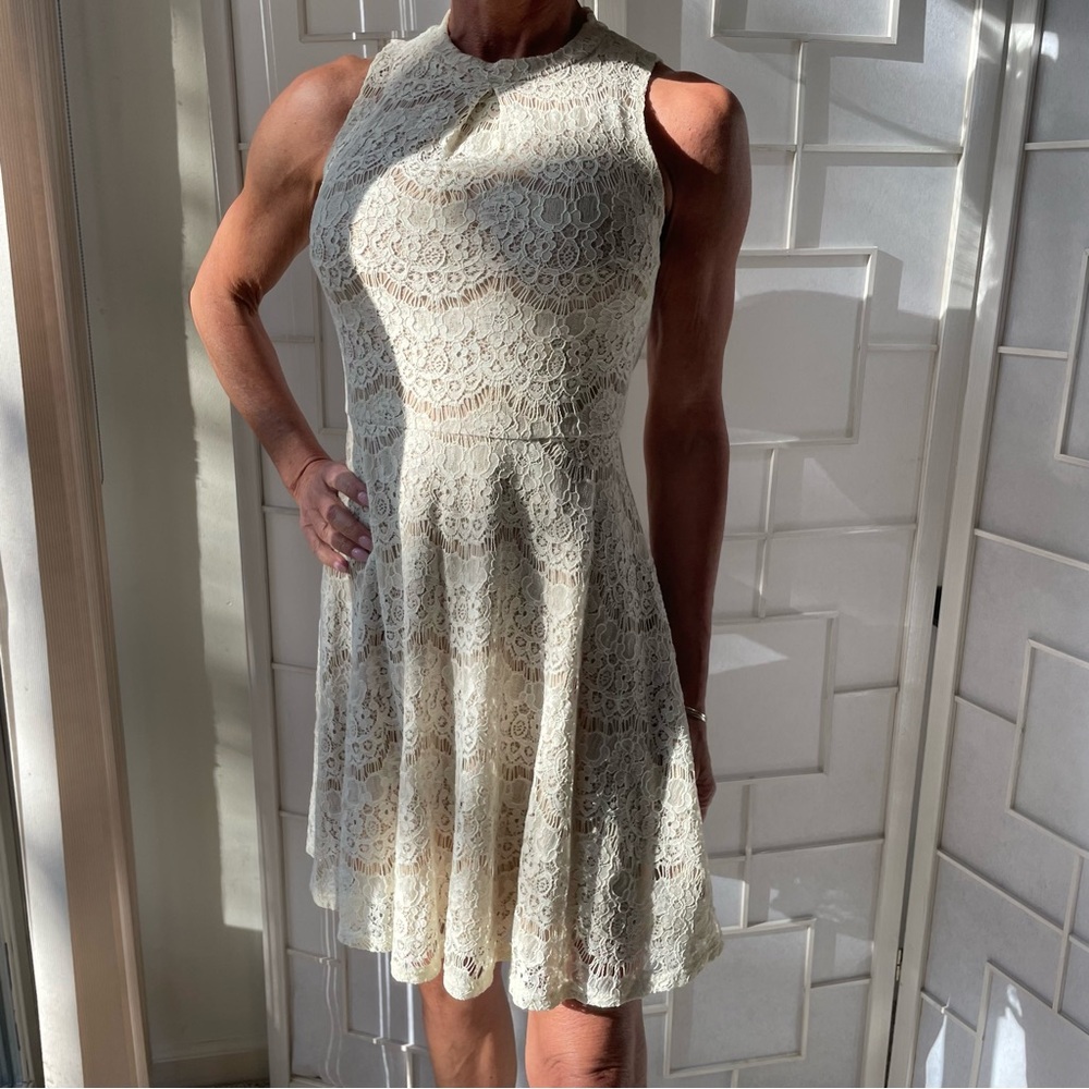 Pretty Lace A Line Dress